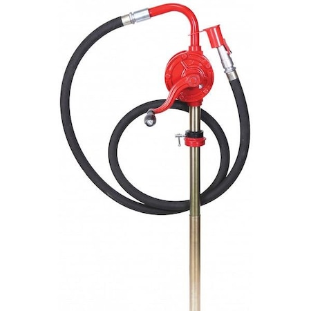 Zeeline Cast Iron Rotary Pump with Hose 1 Gallon Per 13 Revolutions ZE961